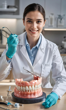 Dr. Prem Kumar with patient